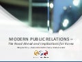 Trends in PR - Global Best Practice