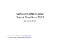 Samui Triathlon 2013