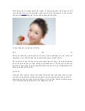 Trị nám bằng trái cây