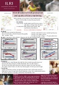 Intensification of milk production and quality of dairy marketing