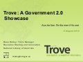 Trove: A Government 2.0 Showcase August 2010, Australian Parliament