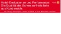 Hotel-Evaluationen und Performance: Die Qualität der Schweizer Hotellerie aus Kundensicht