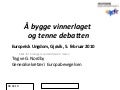 Trygve Nordby   å Bygge Vinnerlaget