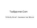 TaxSpanner EfileByEmail Refund