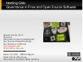 Herding Cats: Governance in Free and Open Source Software