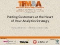 Data & Marketing Analytics Theatre: Putting Customers at the Heart of Your Analytics Strategy