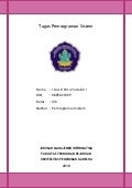 TUGAS PMROGRAMAN SISTEM