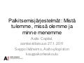 Palkitsemisjärjestelmät: Mistä tulemme, missä olemme ja minne menemme?