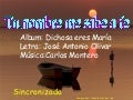 TU NOMBRE ME SABE A FE
