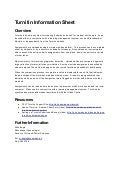 Turnitin Information Sheet