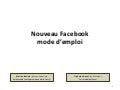 Nouveau Facebook, mode d&rsquo;emploi