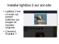 Installation de  Lightbox 2 en Francais
