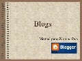Tutorial Blogger de Ana Ovando