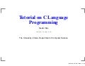 Tutorial on c language programming