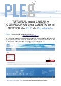 PLEg - Tutorial Gestor PLE de Guadalinfo