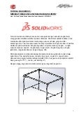 Tutorial solidworks membuat rangka meja menggunakan weldment