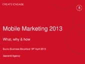 Mobile Marketing 2013 - What, Why a...