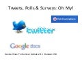 Tweets polls surveys