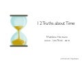 Twelve Truths About Time by Matthew Homann