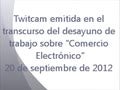 Twitcam Comercio Electrónico