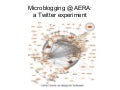 Twittering a Conference