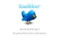 Twitter for educators