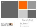 Twitter In-depth Introduction for Business