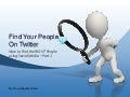 How to Find Your People on Twitter
