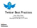 Twitter basics and measurement