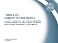 Twitter & the Consumer-Marketer Dynamic