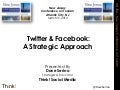 Twitter & Facebook: A Strategic Approach