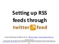 Twitterfeed tutorial