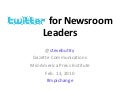 Twitter For Newsroom Leaders