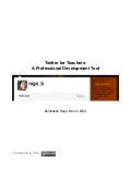 Twitter for teachers   a professional development tool