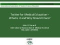 Twitter In Medical Education