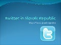 Twitter in Slovak republic