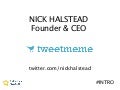 Building on Twitter