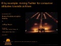 R by example: mining Twitter for consumer attitudes towards airlines