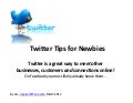 Twitter tips for newbies