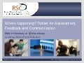 eAssessment Scotland 2010: Twitter for Assessment, Feedback and Communication