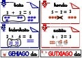 Txartela  GEHIAGO GUTXIAGO  4 ERAGIKETAK 