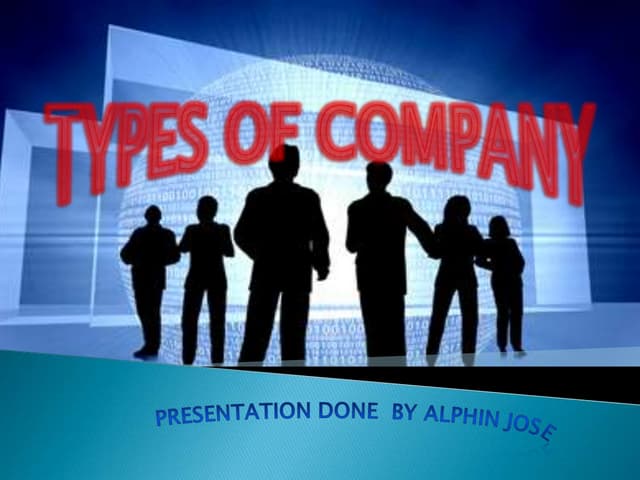 Types of company