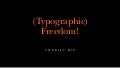 Typographic choice