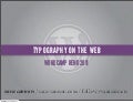 Typography on the Web