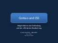 Contao und CSS 