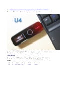 Review sur U4, le lecteur mp3 comme une phosphorescence du ver luisant par Y