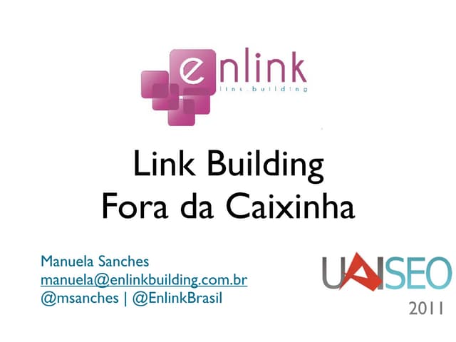 Link Building Fora da Caixinha - Ua...