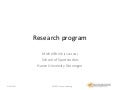 Presentation on research at the Hanzehogeschool Groningen