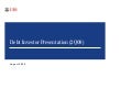 UBS Debt Investor Presentation August 2009