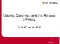 Ubuntu, Canonical and the release of Feisty